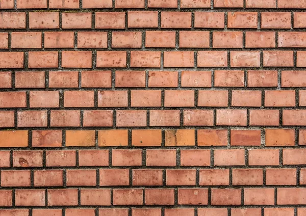 Rote Ziegelsteinwand Textur Hintergrund. — Stockfoto