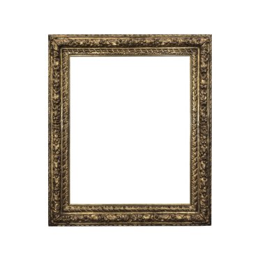 eski altın çerçeve.