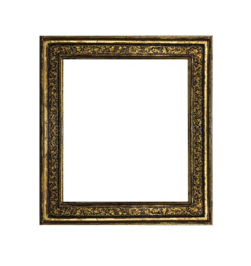 eski altın çerçeve.