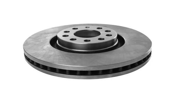 The brake disc isolated on a white background. — Stock Photo, Image