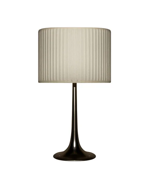 Stolní lampa izolovaná na bílé. — Stock fotografie