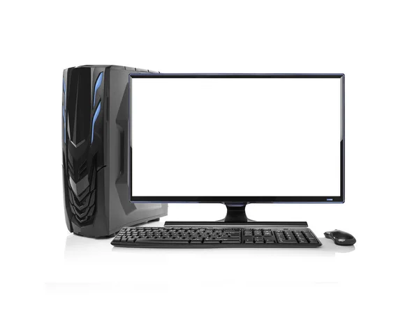 Desktop-Computer isoliert. — Stockfoto