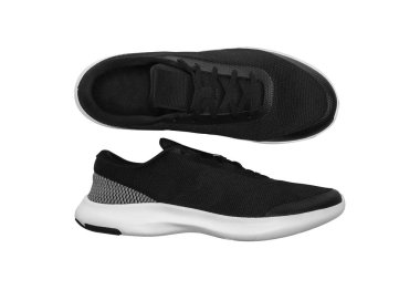 spor ayakkabıları beyaz arkaplanda izole