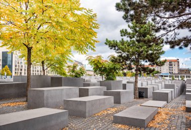 Berlin, Almanya 'daki Soykırım Anıtı.
