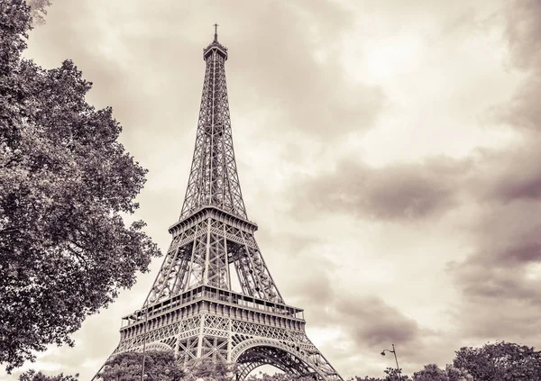 La Torre Eiffel. Foto vintage . — Foto de Stock