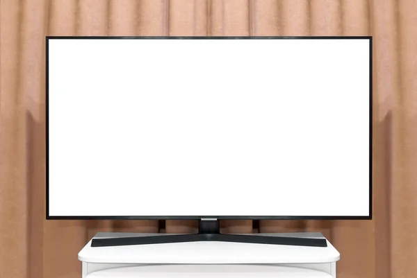 Modern Lsd TV a nappali belsejében. — Stock Fotó