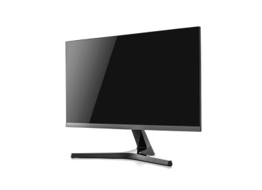 Computer monitor or LCD TV isolated on a white.