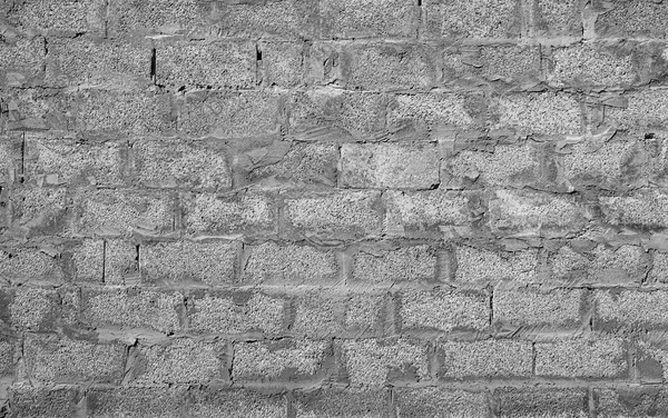 Ściana z szarej cegły jako tło — Zdjęcie stockowe