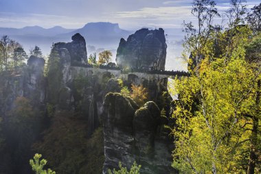 Bastei Köprüsü, Sakson İsviçre Ulusal Parkı, Sonbaharda Almanya
