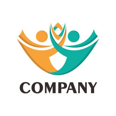 Creative Care Concept Logo Tasarım Şablonu.