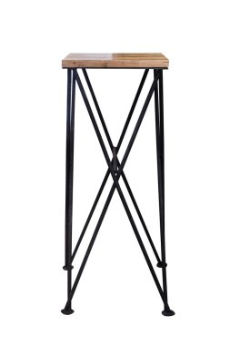 Ahşap çelik bacaklar sandalye basit.