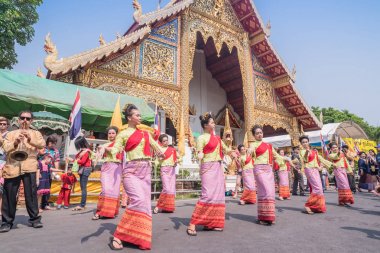 Chiang mai Songkran Festivali.
