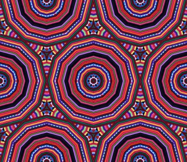 Soyut çiçek Dürbünü veya sonsuz desen.