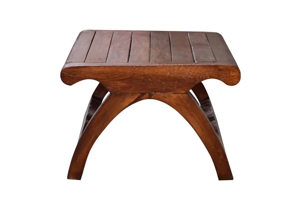 Low wooden table. — Stock Photo, Image