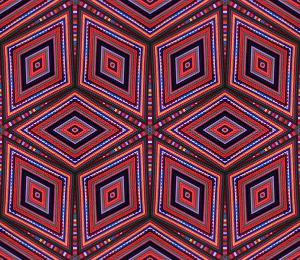 Caleidoscopio abstracto o patrón sin fin . — Foto de Stock
