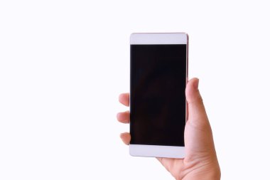 El ile akıllı telefon.