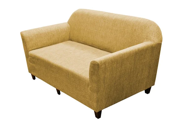 Luxe sofa geïsoleerd. — Stockfoto