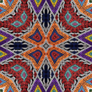 Soyut çiçek Dürbünü veya sonsuz desen.