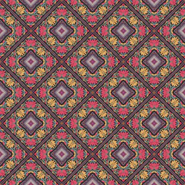 Soyut çiçek Dürbünü veya sonsuz desen.