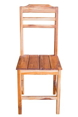 izole ahşap sandalye.