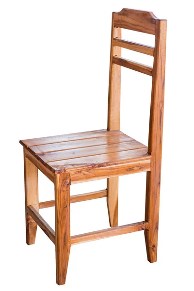 Wooden chair isolated. — Stock Photo, Image