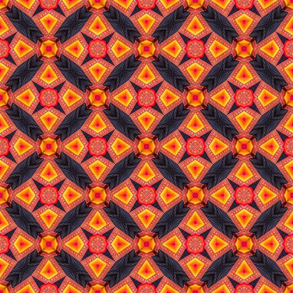 Abstract kaleidoscope or endless pattern. — Stock Photo, Image