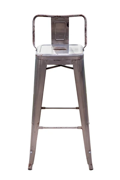 Bar sandalye çelik. — Stok fotoğraf