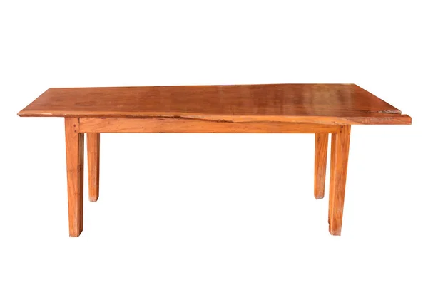 Mesa de madera aislada . — Foto de Stock