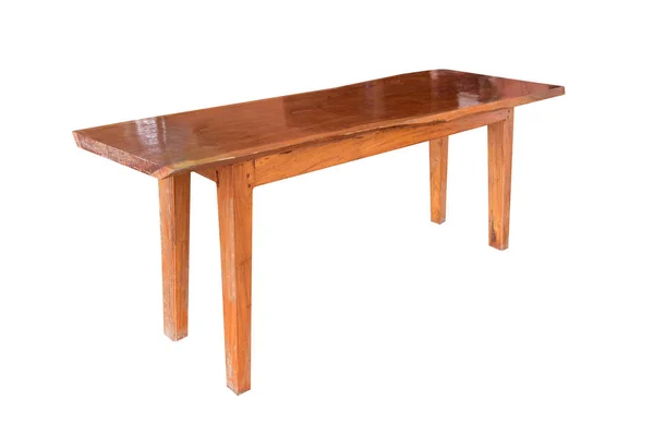 Mesa de madera aislada . —  Fotos de Stock