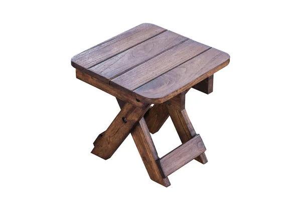 Woodenl folding chair. — Stock Photo, Image