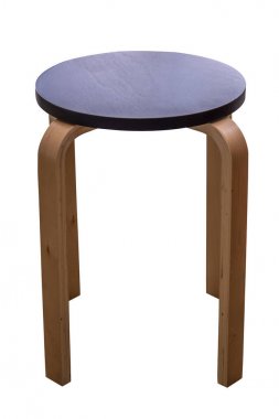 izole ahşap sandalye.