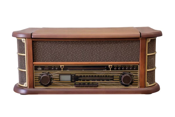 Old retro radio isolated. — Stock Photo, Image