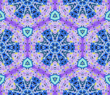 Mozaik sonsuz desen.