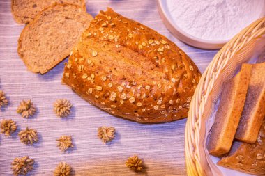 taze lezzetli ekmek.