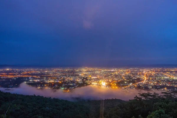 Landscape of Chiang mai cityscape. — Stock Photo, Image