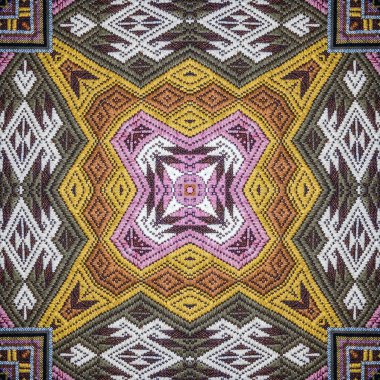 Soyut çiçek Dürbünü veya sonsuz desen.