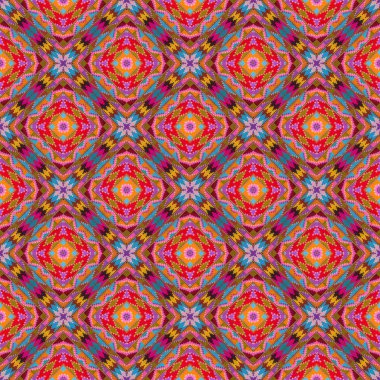 Soyut çiçek Dürbünü veya sonsuz desen.