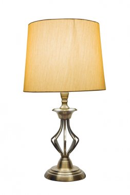 izole masa lambası.