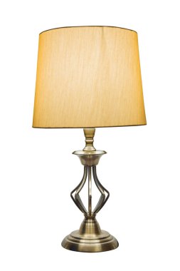 Table lamp isolated. clipart