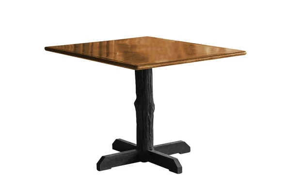 Mesa de madera aislada . — Foto de Stock