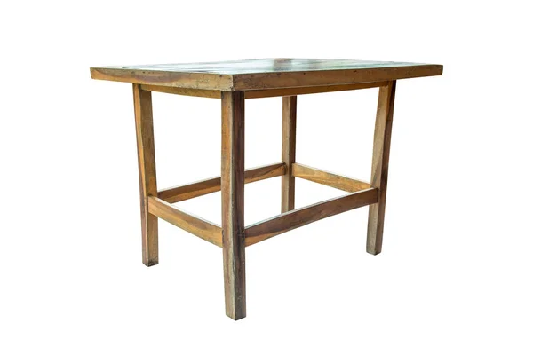 Mesa de madeira isolada . — Fotografia de Stock