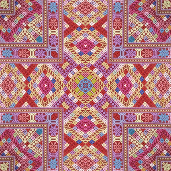 Színes absztrakt Kaleidoszkóp vagy végtelen minta — Stock Fotó