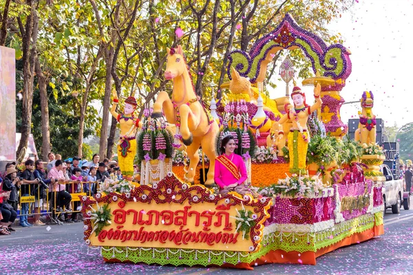 Festiwal kwiatów Chiang Mai. — Zdjęcie stockowe