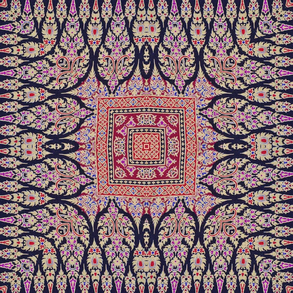 Färgglada abstrakt Kaleidoskop eller ändlösa mönster — Stockfoto