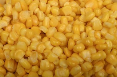 Tatlı mısır tanelerinin dokusunu. Arka plandaki desen. Fitness diyeti. Sağlıklı beslenme. Tatlı bir ikram için. Kapat..