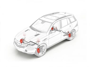 Suv teknik resim gösterilen sistem frenler.