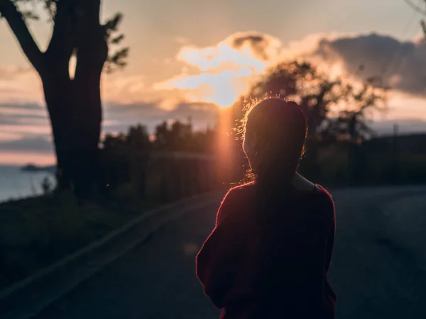 Pôr do sol — Fotografia de Stock