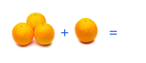 加入橙子 — 图库照片