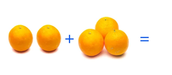 Orangen hinzufügen — Stockfoto