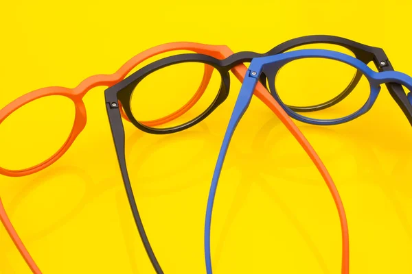 Lunettes et lentilles colorées à offrir — Photo